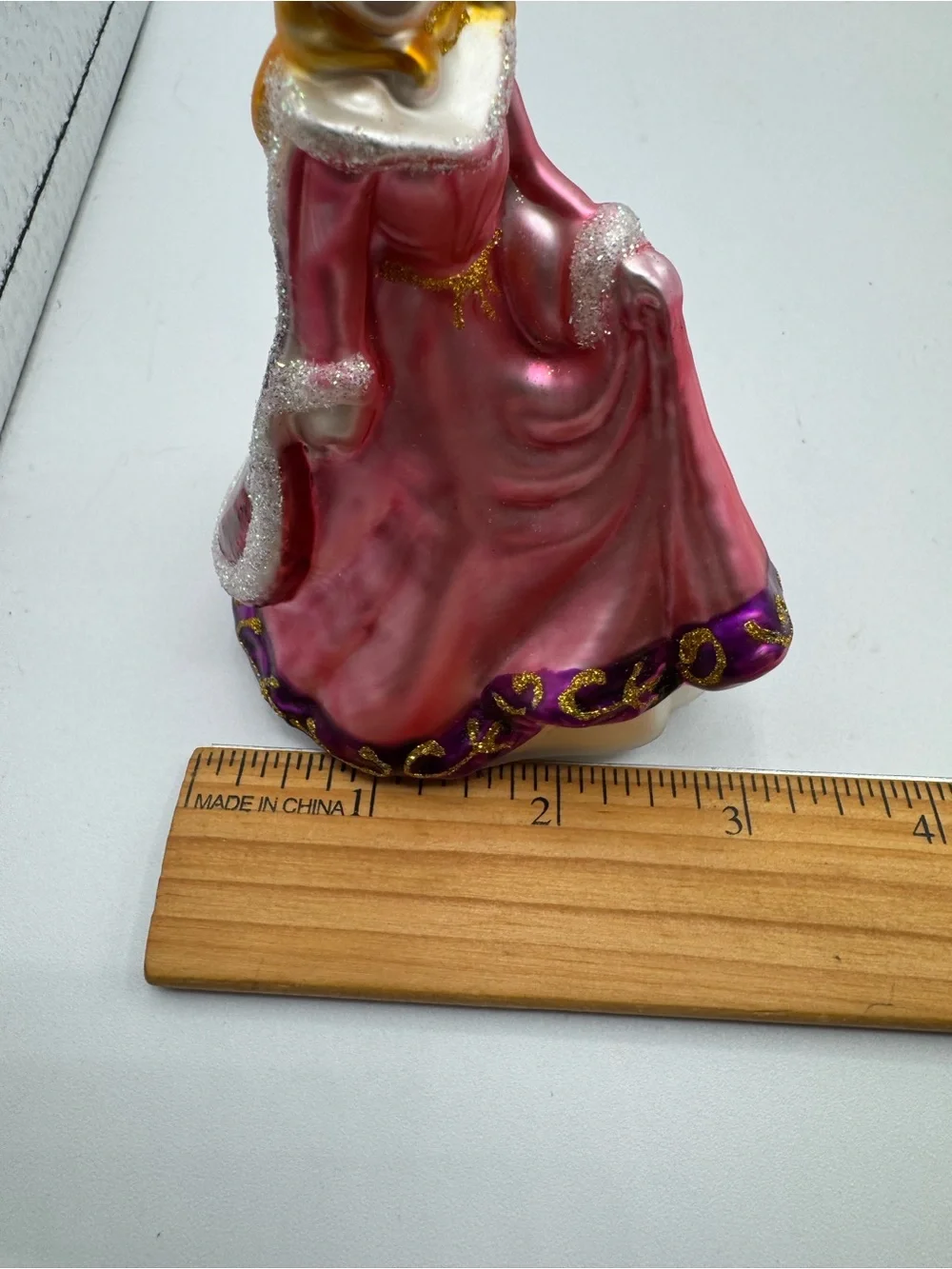 Disney Sleeping Beauty Blown Glass Ornament